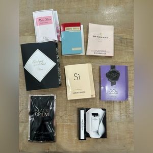 8 lot Miu Miu My Burberry Miss Dior YSL Armani Victor Rolf